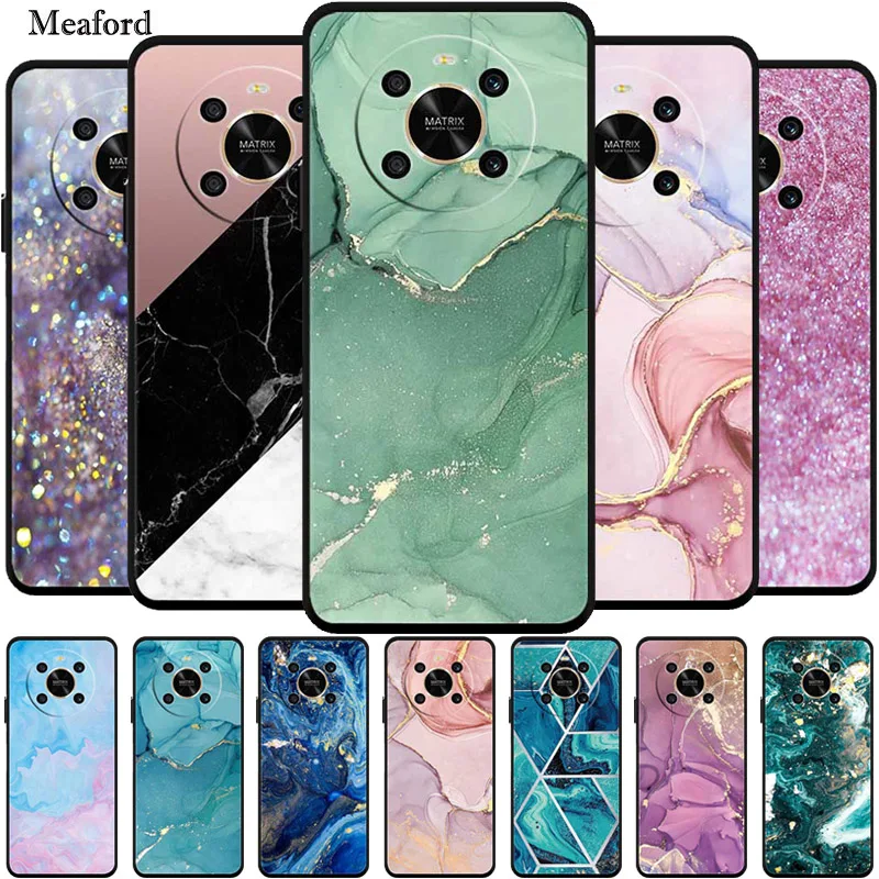 For Honor Magic4 Lite 4G Case Marble Soft Silicon Protector TPU Phone Back Cover Case for Honor Magic 4 Lite 4G Shockproof Coque