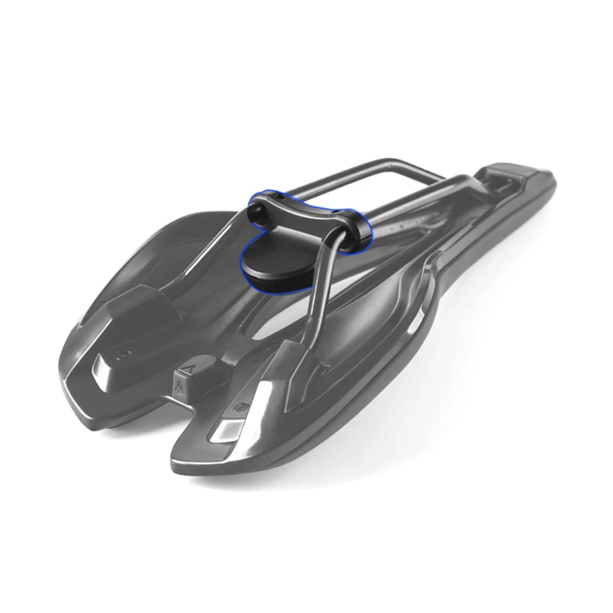 Suporte oculto de bicicleta para etiqueta de ar, rastreador GPS de bicicleta para etiqueta de ar sob o assento à prova d'água para bicicleta elétrica preta