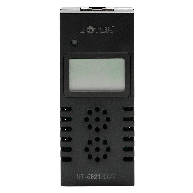 UOTEK UT-5521-LCD เซ็นเซอร์อุณหภูมิและความชื้นพร้อมสัญญาณเอาต์พุต RS485