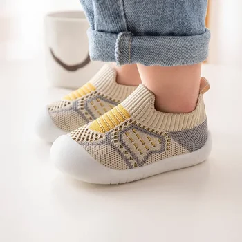 Chaussures antidérapantes et respirantes pour bébé, chausset...
