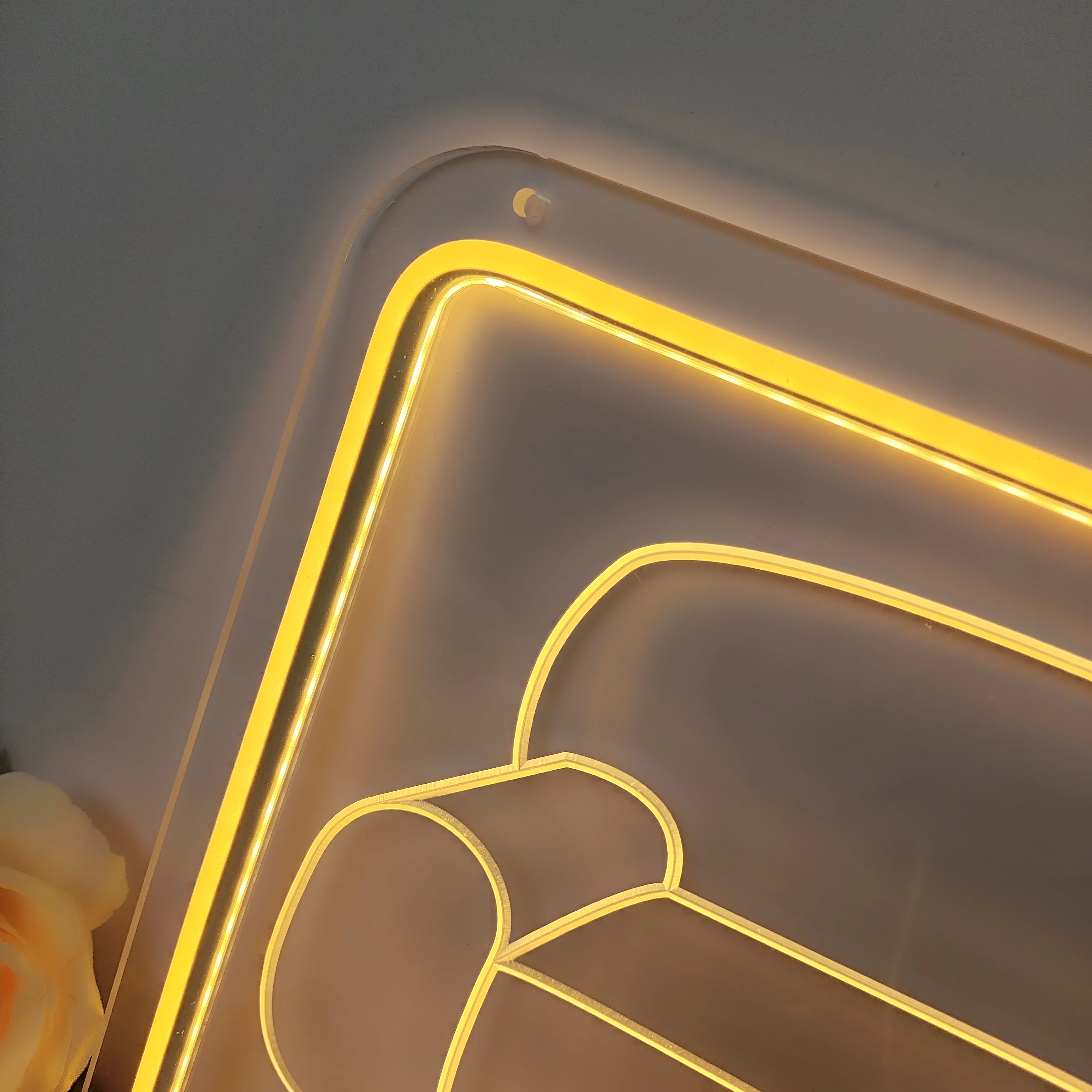 غرفة المعيشة نقش النيون ديكور LED أضواء النيون للأطفال هدايا شخصية مصباح غرفة نوم غرفة المعيشة الطرف الجدار الديكور