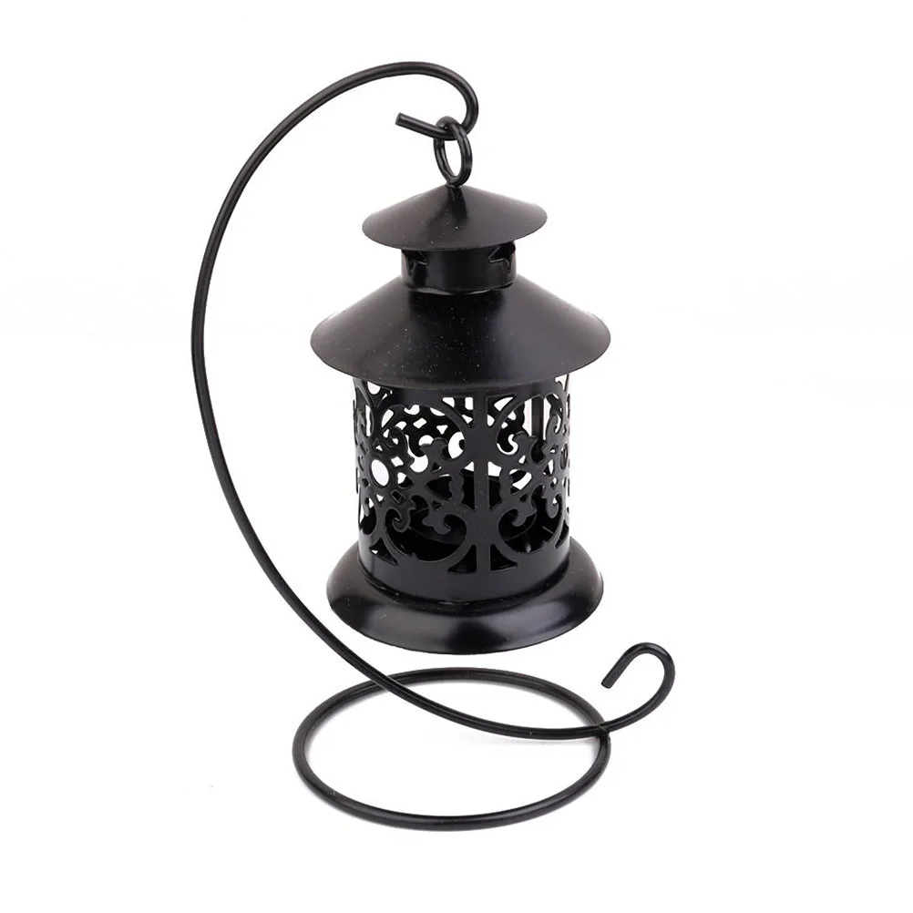 

Classical Candlestick Moroccan Style Retro Iron Decor Mystical Shadows Slot Perfect Wedding Party Charm Beauty