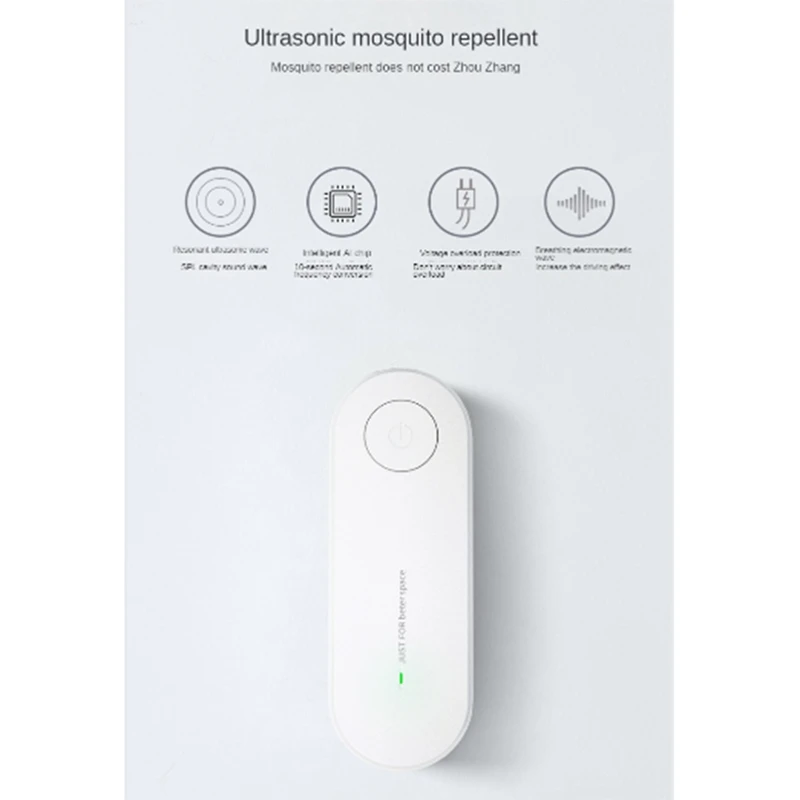 Ultrasonic Mosquito Repeller Electronic Mosquito Repeller Mice Spiders Cockroaches Portable Repeller EU Plug