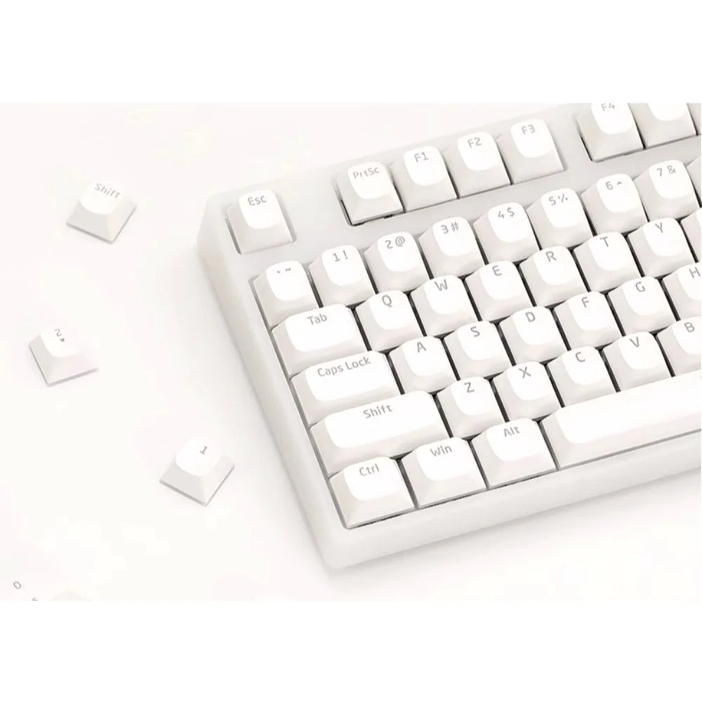 Hot-selling PBT transparent keycap OEM ball cap, customized keyboard, full key adaptation, small pudding