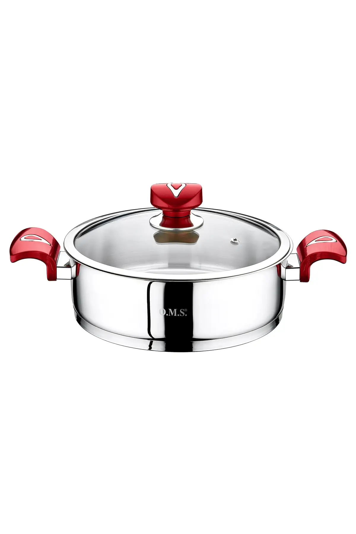 DOLBOVI cylinder red steel Cookware Set 10 pieces 1013 Cookware Set