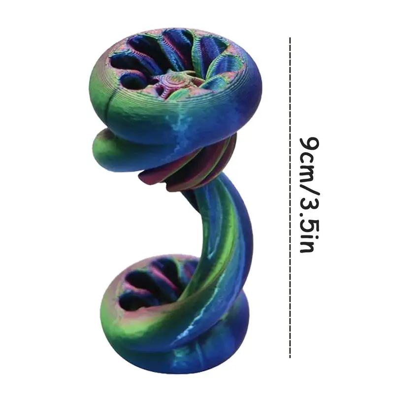 3D フィジェットパススルーフィジェットおもちゃ糸イリュージョンクールなガジェットストレスリリーフ男の子子供大人教室家庭職場