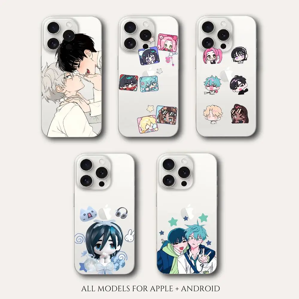 الغريبة المرحلة قضية الهاتف آيفون 17 16 15 14 زائد 13 12 11 برو ماكس الهاتف الغطاء الخلفي غطاء شفاف للصدمات #1