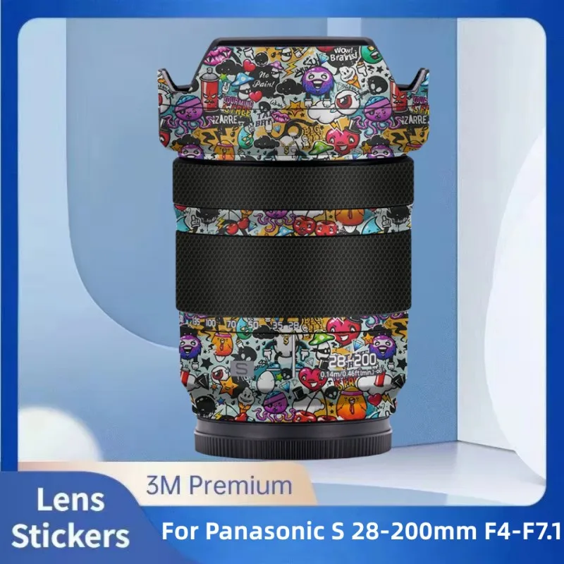 For Panasonic S 28-200mm F4-F7.1 Anti-Scratch Camera Lens Sticker Coat Wrap Protective Film Body Protector Skin Cove