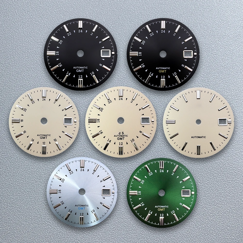 

31mm S/GS Logo GMT Dial Fit NH34/NH35 Japanese Movement Suitable For 39.5mm Watch Case Watch Modified Accessories