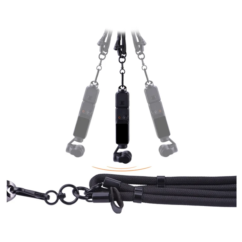 

BRDRC Fordji POCKET 3/Action 5 Lanyard Adjustable Lanyard Fordji Pocket 3 Anti-Lost Accessories Forsports Cameras Pink