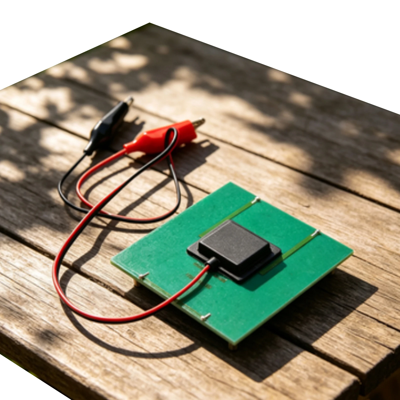 1.5W 5V Polycrystalline PET Solar Cell Panel High Conversion Rate with Clip & 2 Cable for DIY Electric Materials Kits Charger