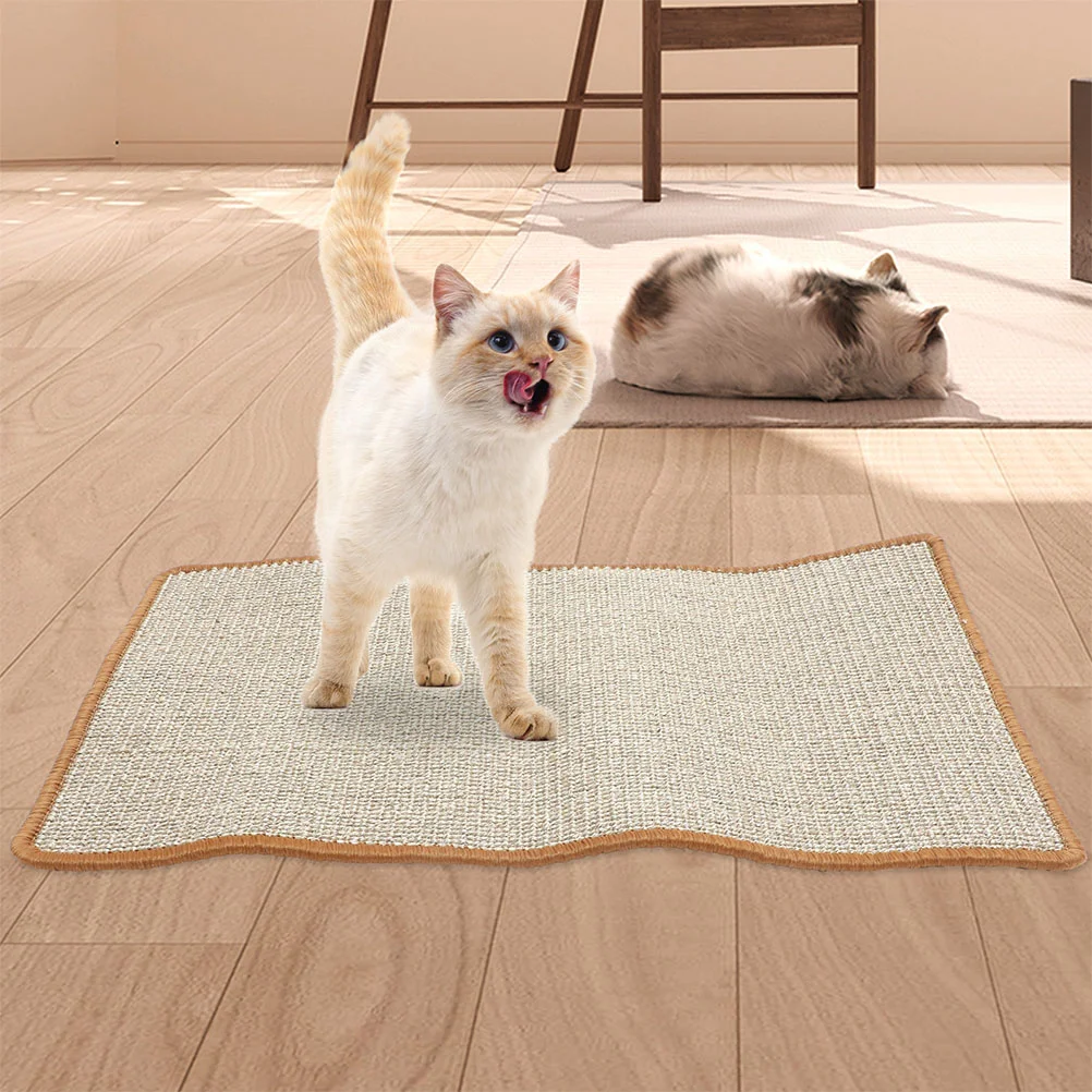 Cat Scratching Post Area Rugs Scratcher Board Furniture Protective Mat Pet Toy Grab Protector