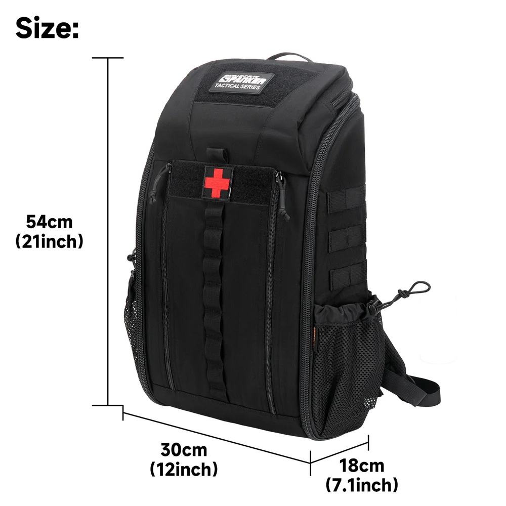 กระเป๋าเป้สะพายหลังสำหรับทางการแพทย์แบบยุทธวิธีเป้สะพายหลังยอดเยี่ยมกระเป๋าล่าสัตว์กลางแจ้งกระเป๋าเป้ทางการแพทย์อเนกประสงค์