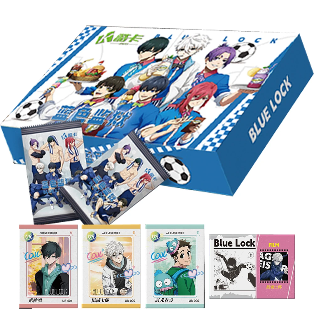 BLUE LOCK Collection Card For Children Jingo Raichi Kunigami Rensuke Imamura Yudai Drip Adhesive Limited Game Card Table Gifts