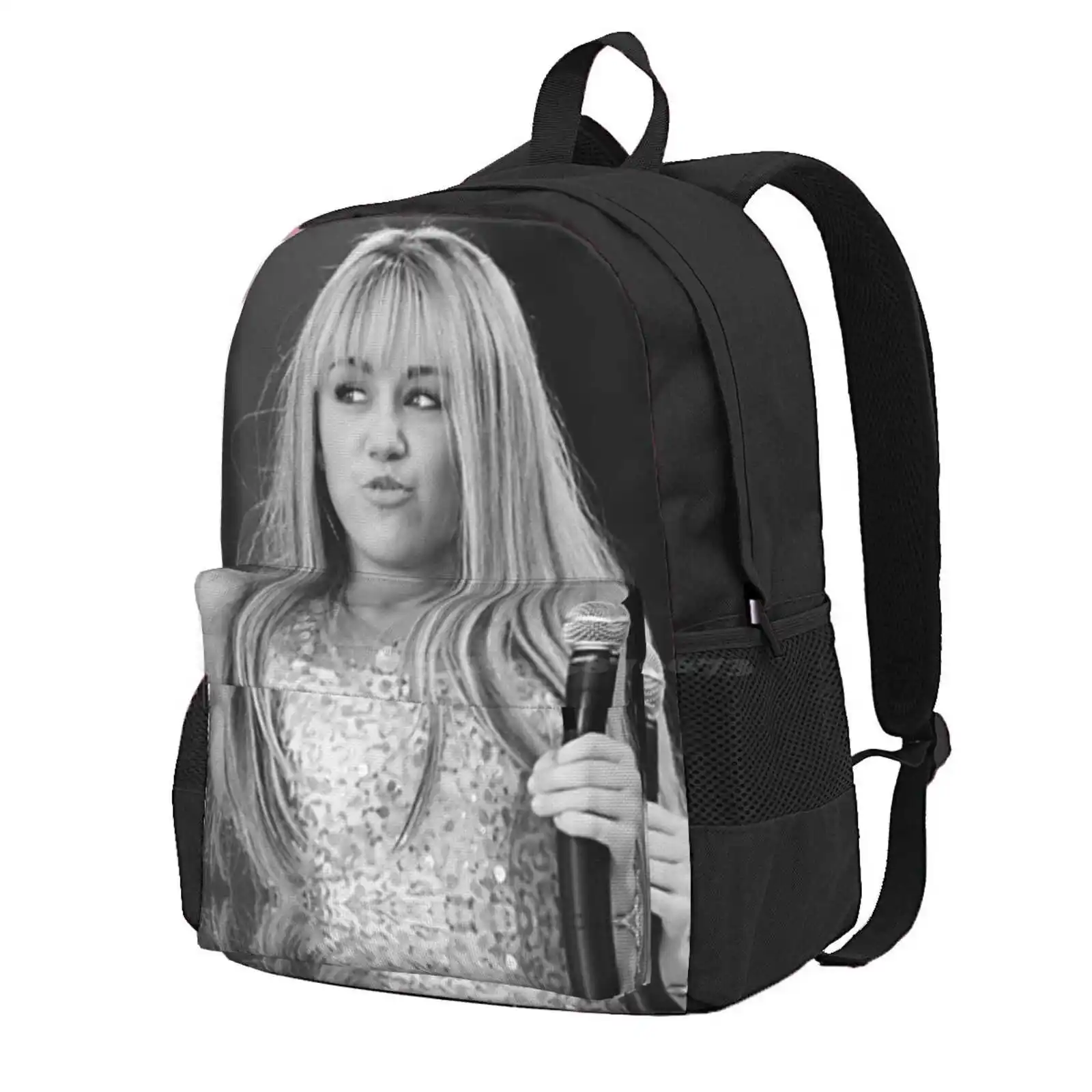 Hannah Montana 90S Hot Sale Schoolbag Backpack Fashion Bags Hannah Montana Girls Hannah Montana Mom Hannah Montana Dad Hannah