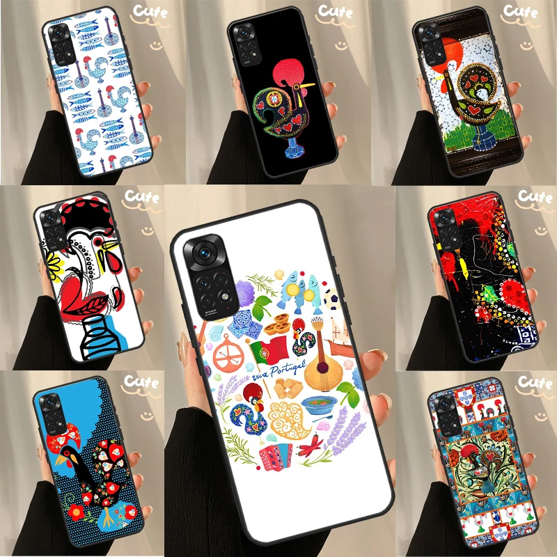 Viva Portugal Portuguese Symbols Case For Xiaomi Redmi Note 10 11 8 9 12 Pro Redmi Note 12S 11S 10S 9S 9C 10C 10A 12C Coque