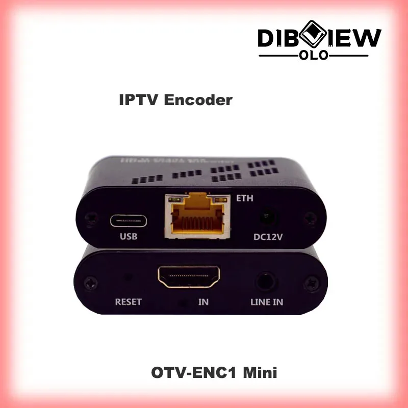 Dibview OTV-ENC1 Mini H.265 H.264 HDMI-Compatible Video Streaming Iptv RTMP RTSP HTTP UDP Encoder For Wowza Facebook Youtube