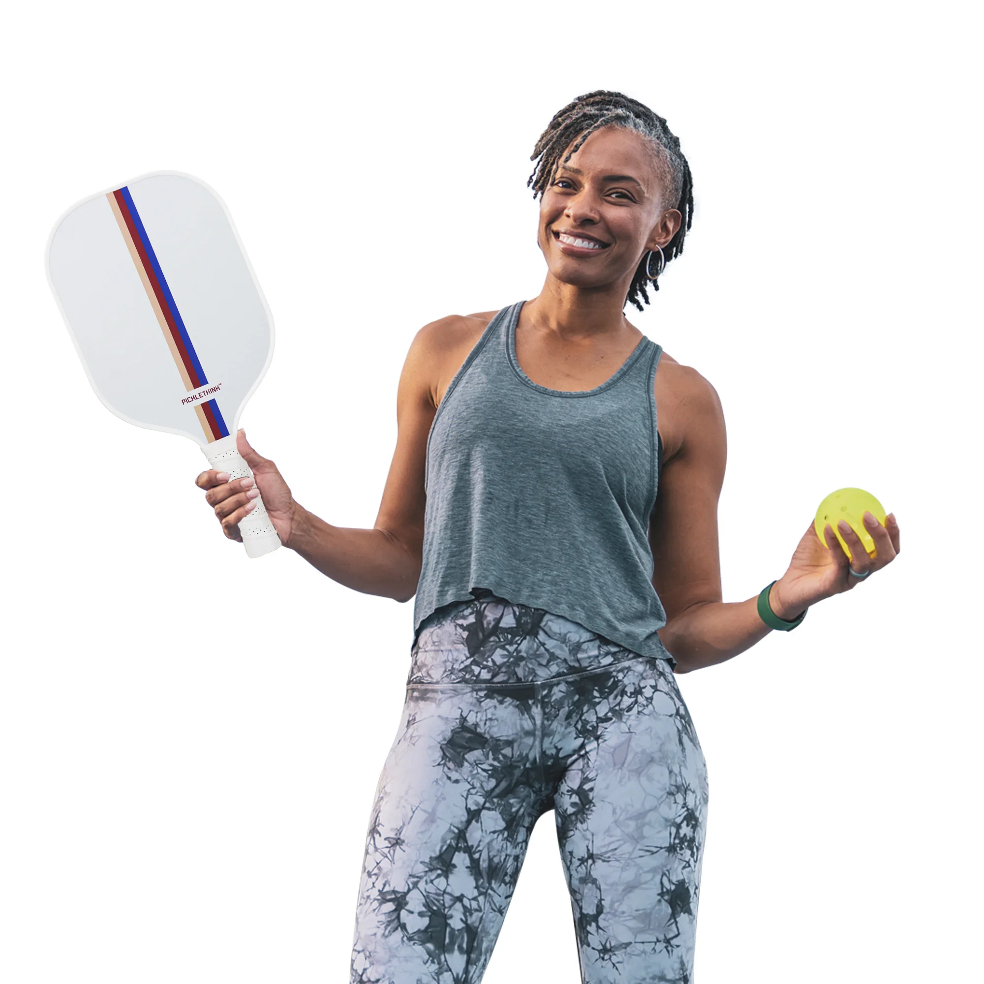 New Picklethink Pickleball Paddle Carbon Fiber Lightweight Thermoforming Tech Pickleball Paddles with Cover Bag