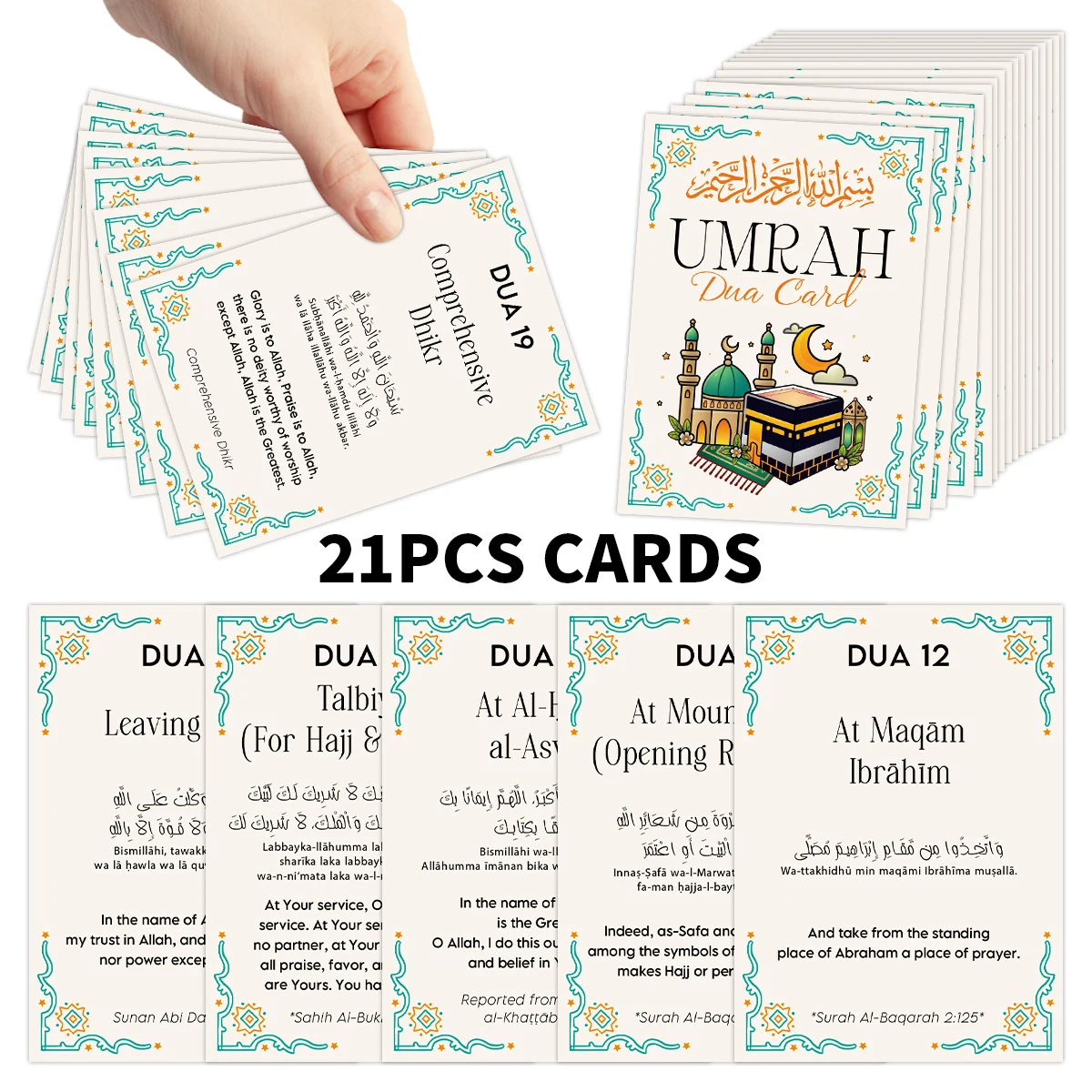 21Pcs Muslim Ramada…