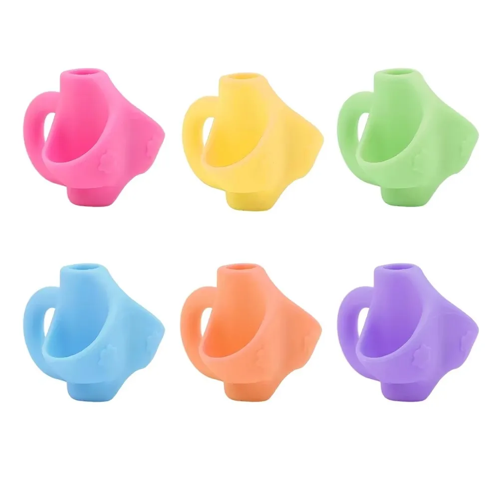 2/10/20pcs  Three-Finger Children Pencil Pen Holder Silicone Student Posture Correct Learning Writing Tool Correct Device