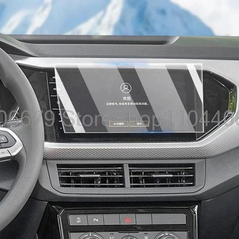 

Защитная пленка из закаленного стекла для автомобильного GPS-навигатора (9,2 или 8 дюймов) для Volkswagen T-CROSS 2020-2023, аксессуары для авто