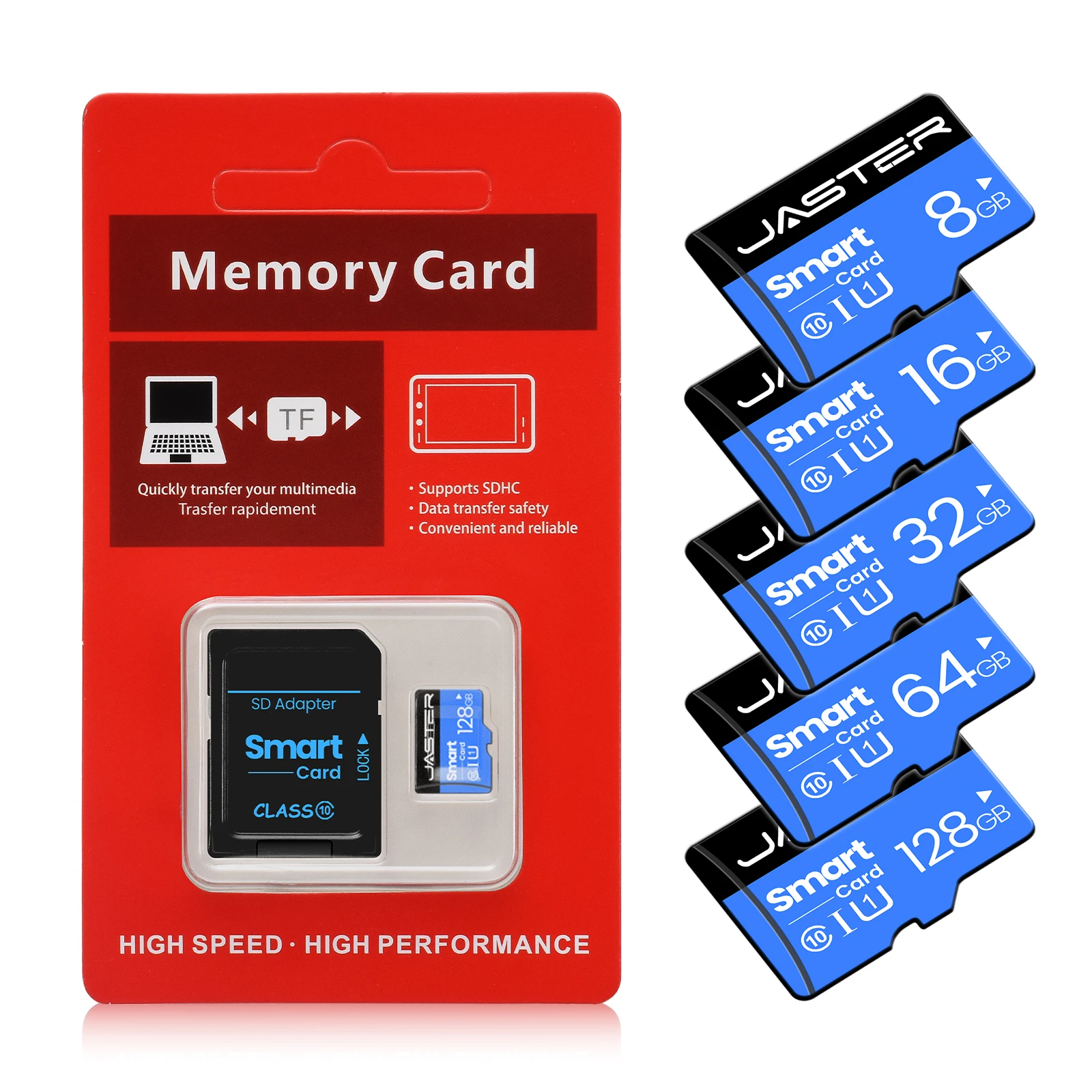 Carte mémoire Micro SD 32 Go 64 Go, carte SD/TF Flash 16 Go 8 Go 4 Go 2 Go 1 Go 512 Mo 256 Mo 128 Mo pour téléphone