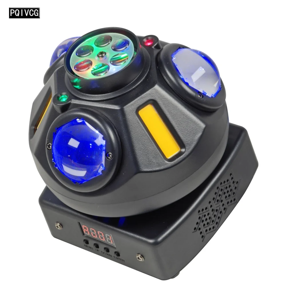 

30 Вт мини-лазерный стробоскоп 4-в-1 сценический светильник для вечеринки DMX MiNi сценический светильник для бара, дискотеки DJ, дня рождения, Рождества