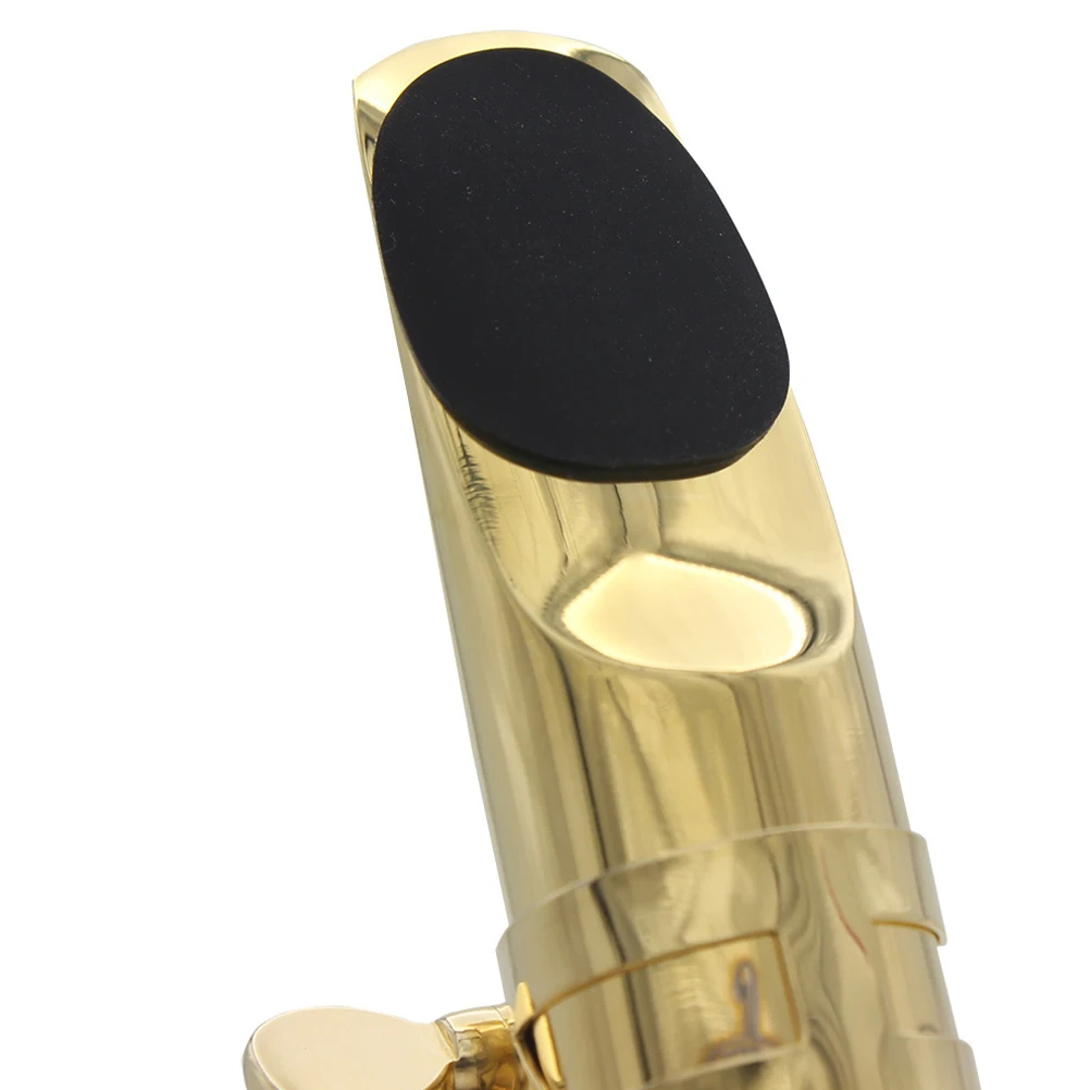 

Saxophone Tooth Pads 0.5mm Thick Silicone Mouthpiece Cushions for Alto Tenor Sax Square Oval Shape Leak Proof