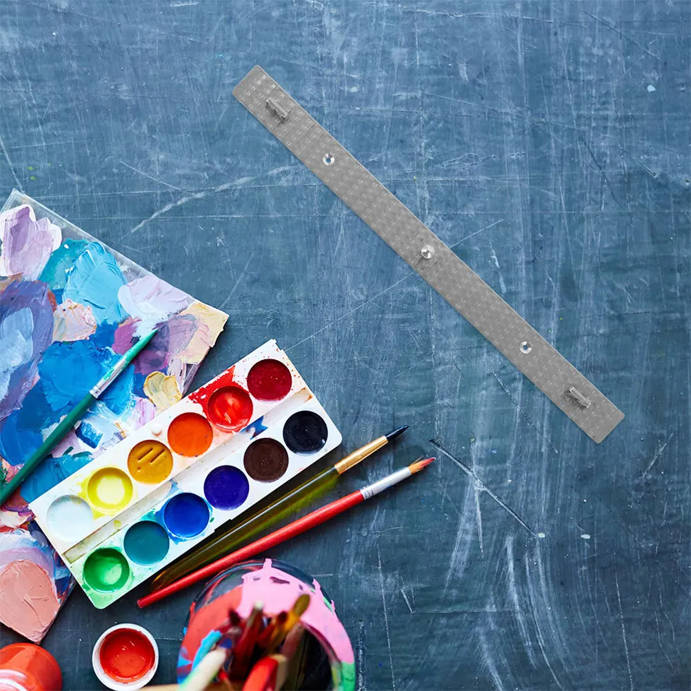 2 قطعة مسطرة Pegbar الرسوم المتحركة المعدنية 3 دبوس تصميم أداة رسم خفيفة الوزن عالية الدقة لكاريكاتير الرسوم المتحركة #1