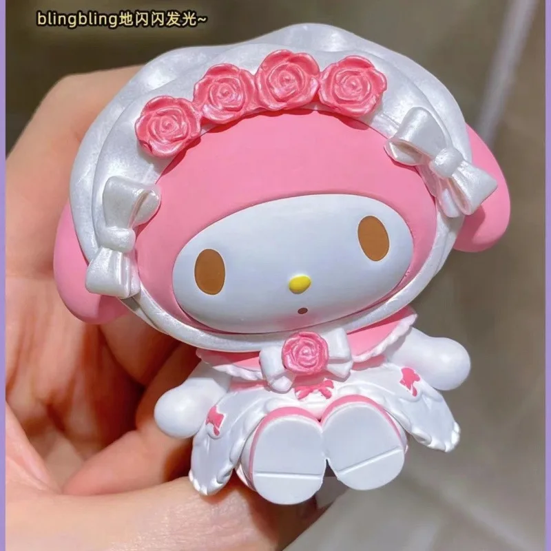 Sanrio My Melody Tea Party Blind Box Tide Play Display Piece Melody Tie Cute Desktop Hand Do Gift Decoration Collection - Image 6