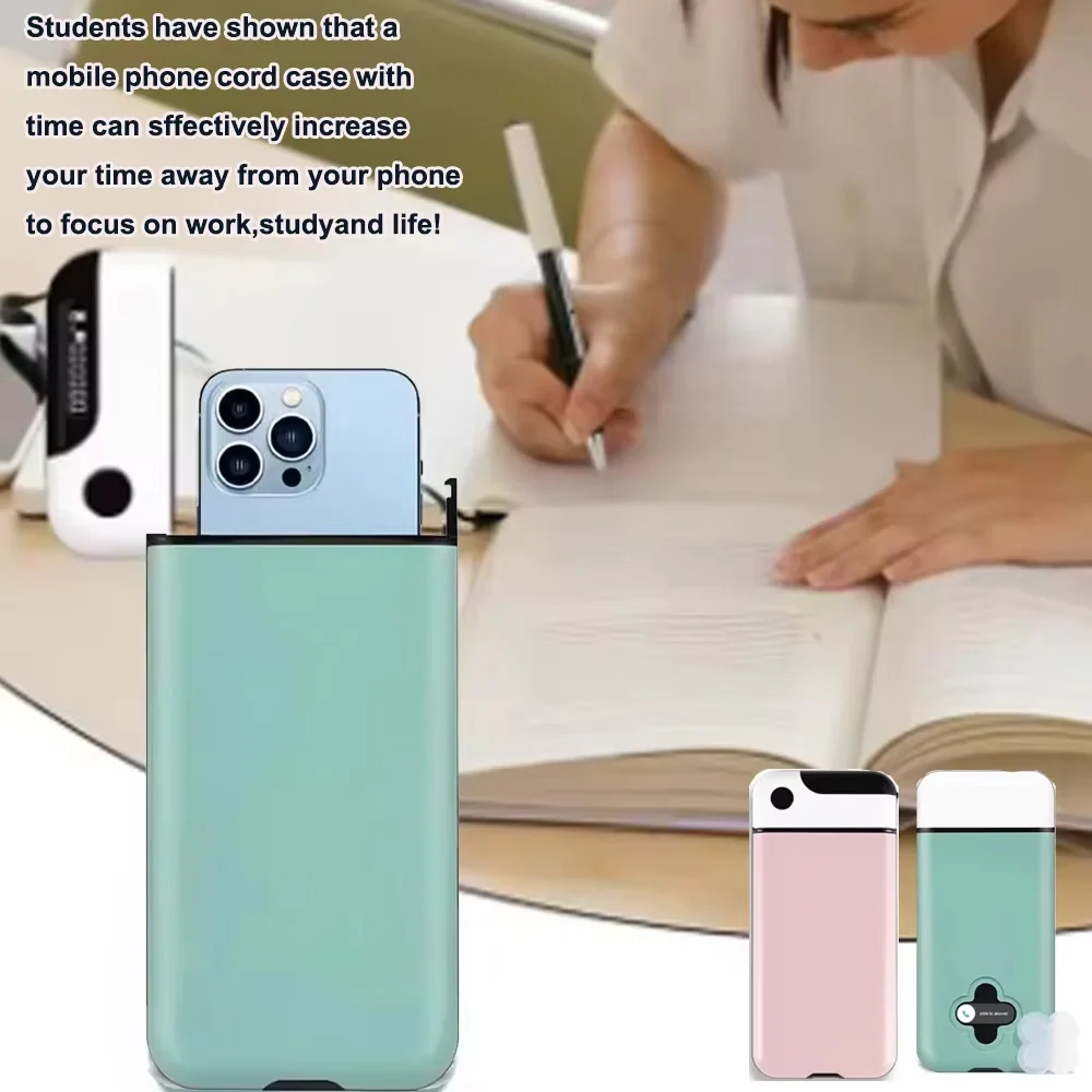 1Pc Self-discipline Timer Mobile Phone Lock Box Cell Phone Lock Box With Timer for iphone And Android  Limit Cell Phones Use