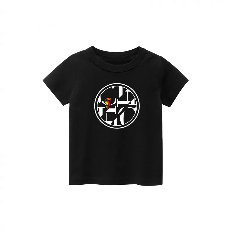 

CHCH Summer Trend Short Sleeved Pure Cotton Fashion Casual 2025 New Sports Sweat Absorbing Men's and Women's Top T-shirt