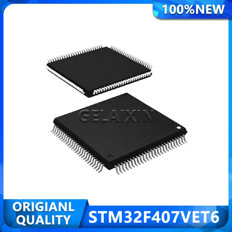 

10PCS STM32F407VET6 LQFP100 STM32F407VET STM32F407V STM32F407 32F407