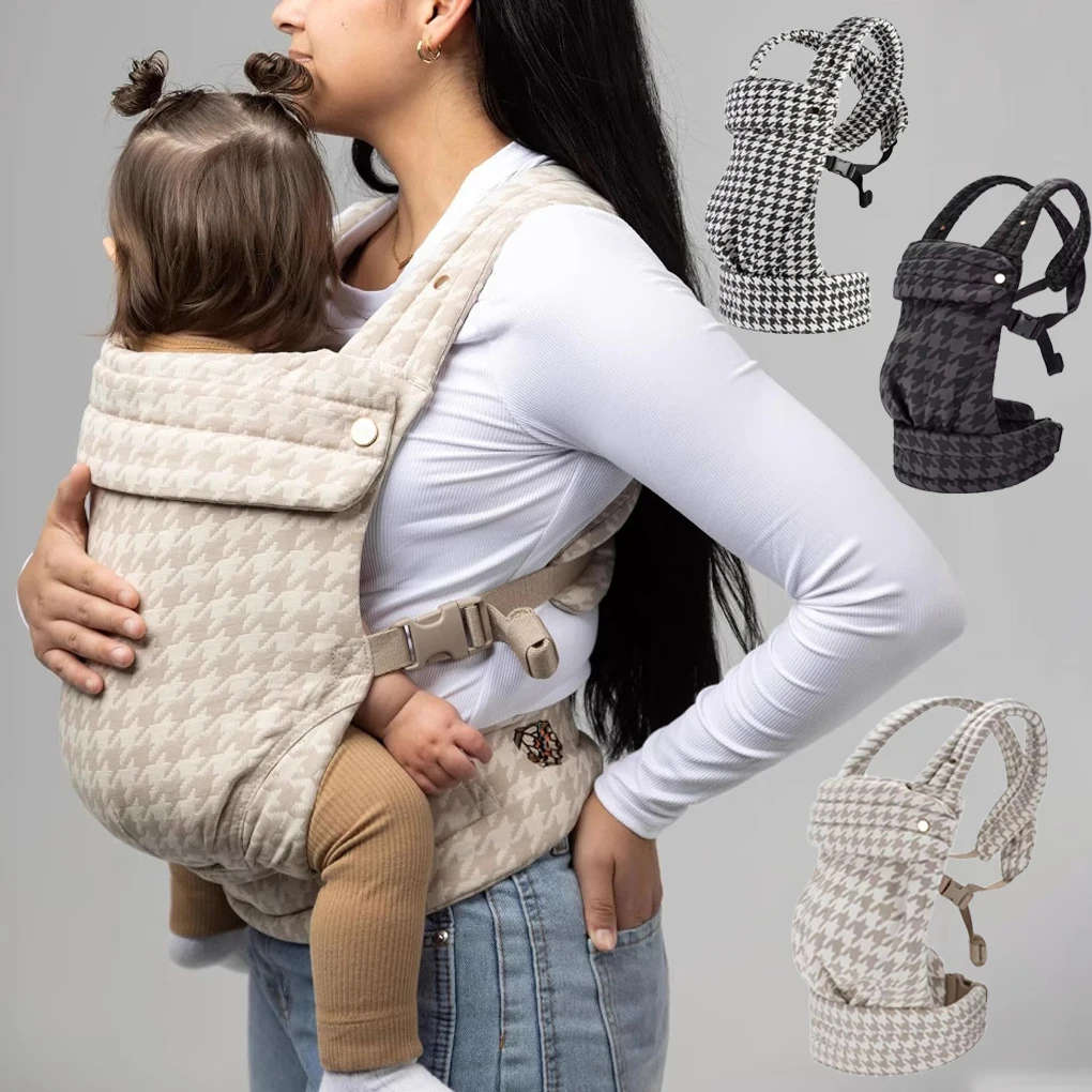 Baby Carrier Wrap Waist Stool Support Back Bag Front Back Backpack Carriers for Newborn to Toddler Compact Adjustable Ergonomic