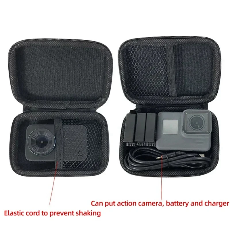Mini Storage Bag Case For Gopro Hero 12 11 10 9 8 7 6 5 4 3 SJCAM DJI AKASO Osmo Action Camera Accessories Storage Bag