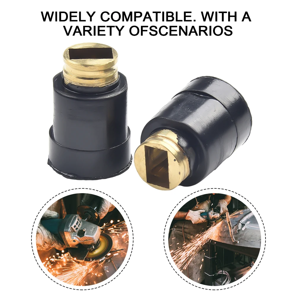 Set of 2 Carbon Brush Cap and Holder for 0810 Angle Grinder Accessories Spare Parts for Repair and Maintenance