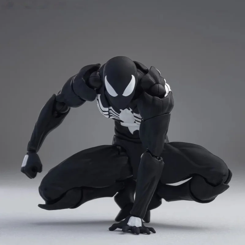 

new original The Black Neighbor Symbiotic Spider-Man Black Venom Suit Joint Action Figures Custom-Made Ornaments toy Gift