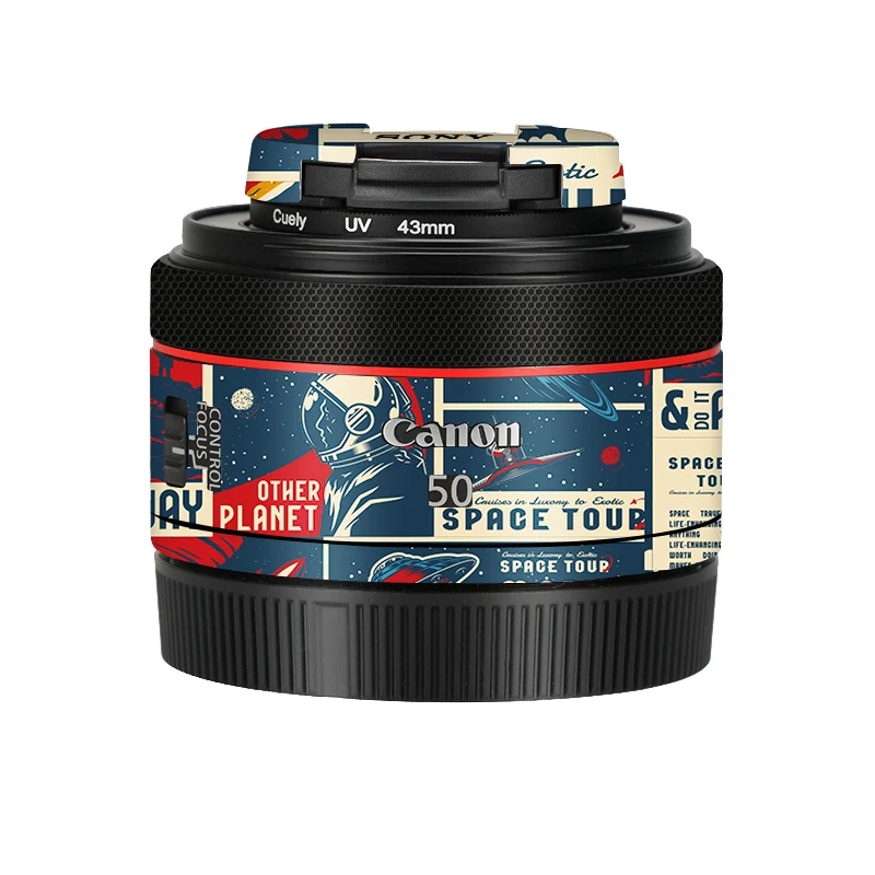 For Canon RF 50mm F1.8 STM Lens Sticker Protective Skin Decal Vinyl Wrap Film Anti-Scratch Protector Coat F1.8/50 STM RF50mm