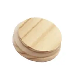 52mm-130mm Drink Cup Lid Eco-Friendly Leak-Proof Wood Coffee Mug Cover Lid for Glass Ceramic Cup