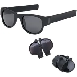 New Folding Snap Ring Riding Sunglasses Sunglasses Sunglasses for Men Sunglasses Folding Bracelet SunGlasses UV400