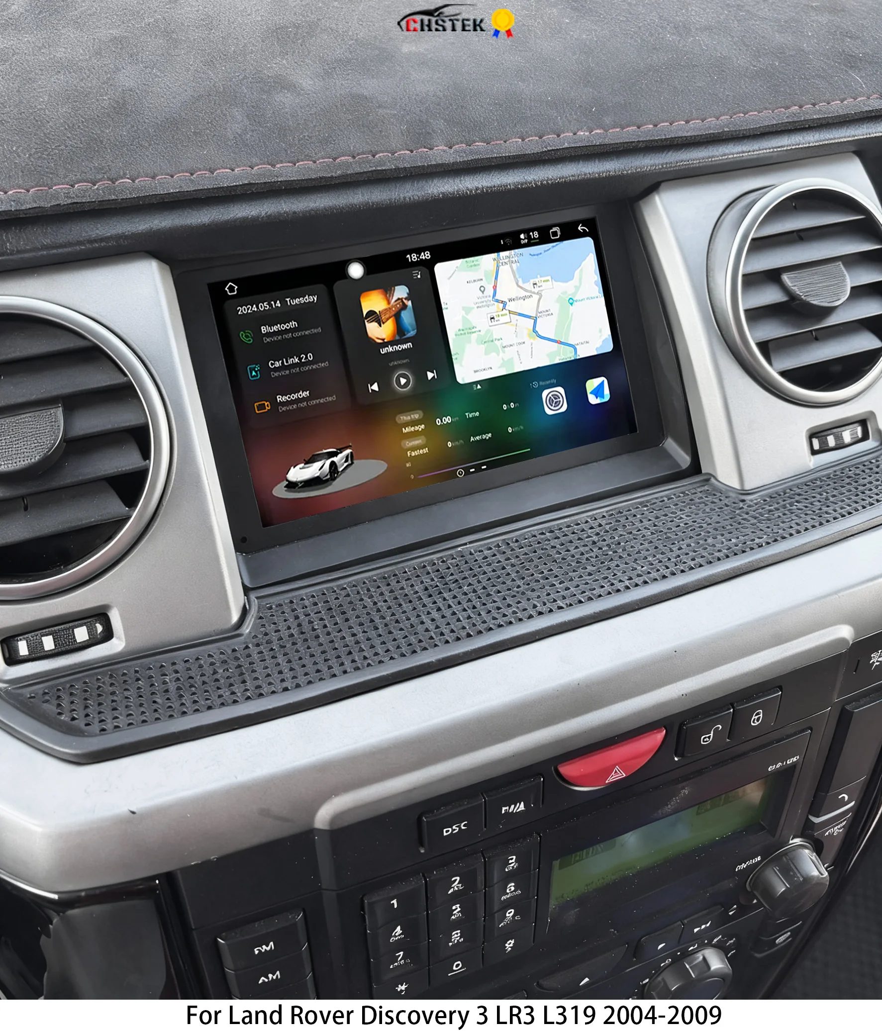 CHSTEK Android 13 Multimedia Player For Land Rover LR3 Discovery 3 L319 2004-2009 Auto Radio Car Stereo Carplay GPS WIFI 4G BT