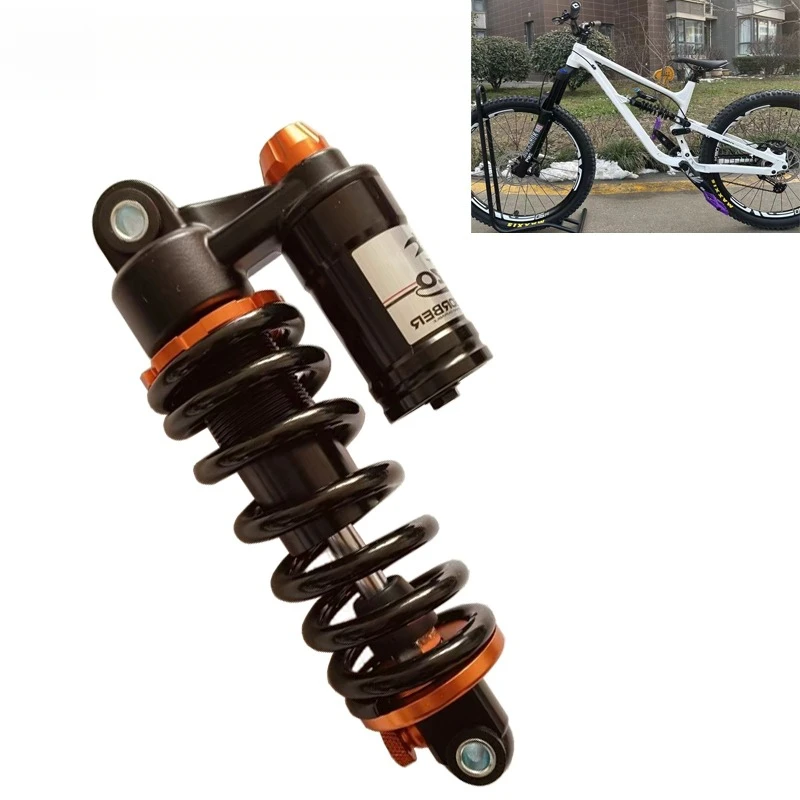 

Mountain Bike Rear Shock Absorber，Mid-mounted Soft Shock Absorption Hydraulic Damping Rear Shock，For bicycle parts and component