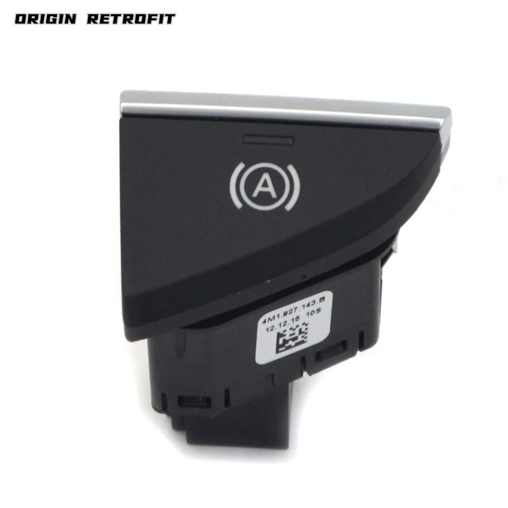 8W1 713 111 B 4M1 927 143 225 A B for Audi A4 B9 A5 Center Console Shift Knob Switch Button Assemby Autohold Handbrake Lighting