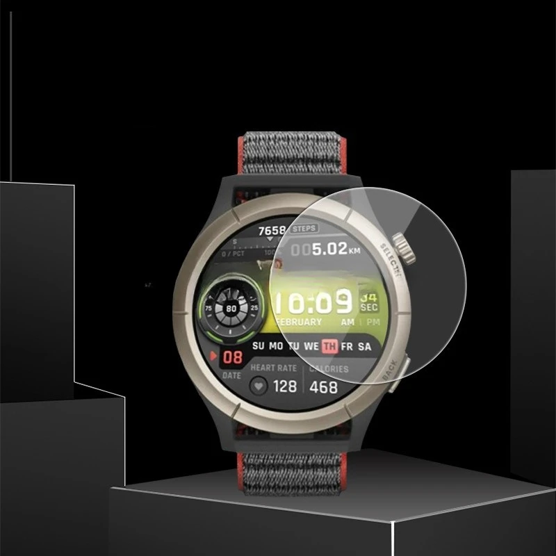 Clear Tempered Glass For Amazfit Cheetah Round T-Rex 3 Screen Protector Cover For AMAZFIT Cheetah Round T-Rex3 Glass Film