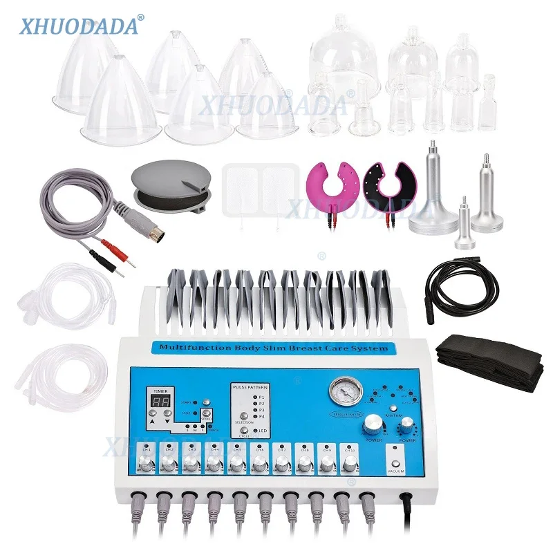 Máquina eléctrica EMS para estimular los músculos, ondas rusas de calor infrarrojo, masaje al vacío, moldeador corporal para uso en salón en casa, galvánico