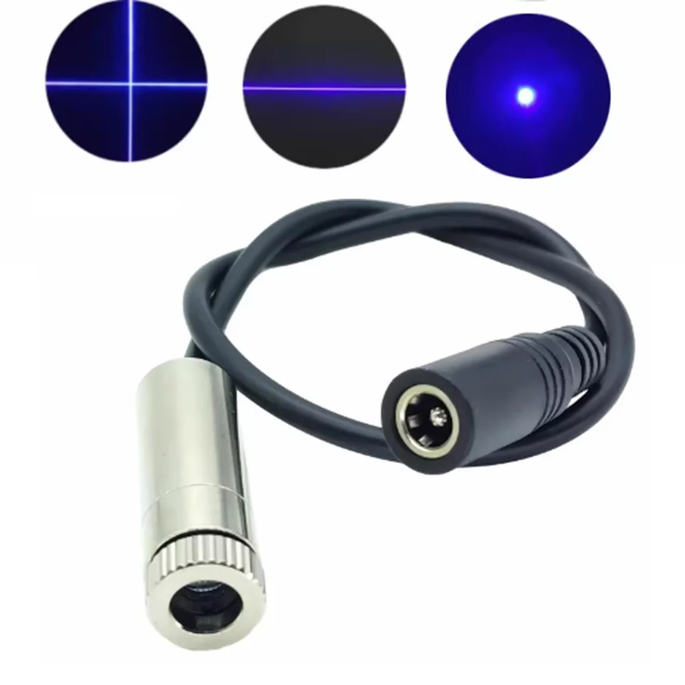 

Adjustable 450nm 50mw/80mw Blue Dot/Line/Cross positioning laser module