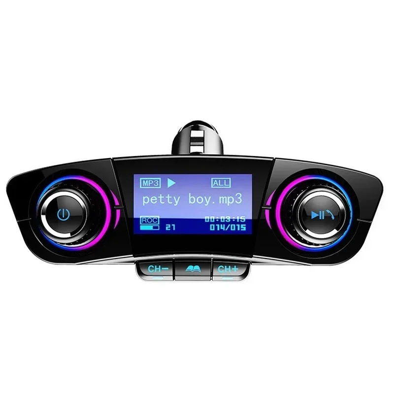 FM Transmitter Wireless Bluetooth 5.0 Car MP3 Player AUX Audio Receiver TF USB Music Players USB Charger