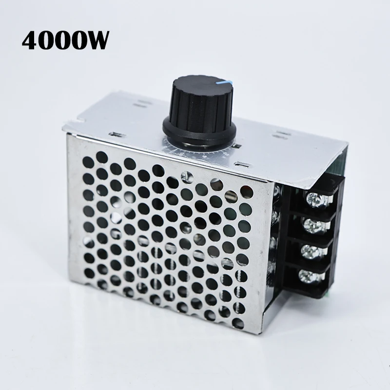 Professional Voltage Regulators 4000W AC 220V High Power SCR adjustable Speed Controller Electronic Governor Thermostat