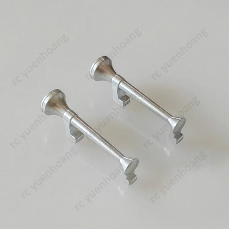 1Pair 1/24 Scale Heavy-duty Truck Model Tractor Head Roof Air Horn Plastic Simulated Static Display Accessories for RC Car