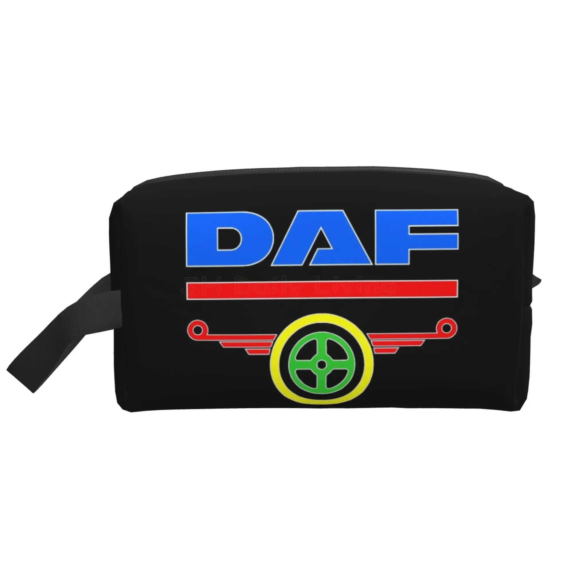 DAF Truck Pattern Storage Bags Hanging Dopp Kit Portable Travel Toiletry Bag Unisex Small Cosmetic Bag Makeup Bag for Traveling